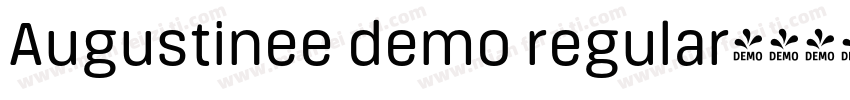 Augustinee demo regular字体转换